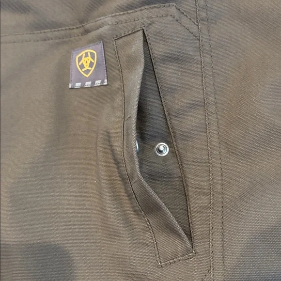 Ariat Rebar DuraCanvas Sherpa Lined,water repel,insulated,abrasion resist coat - Picture 7 of 12